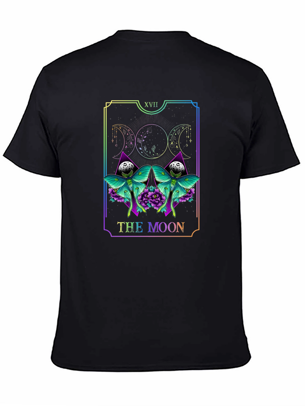 The Moon Tarot Card T-Shirt - Gothic Witchy Tee