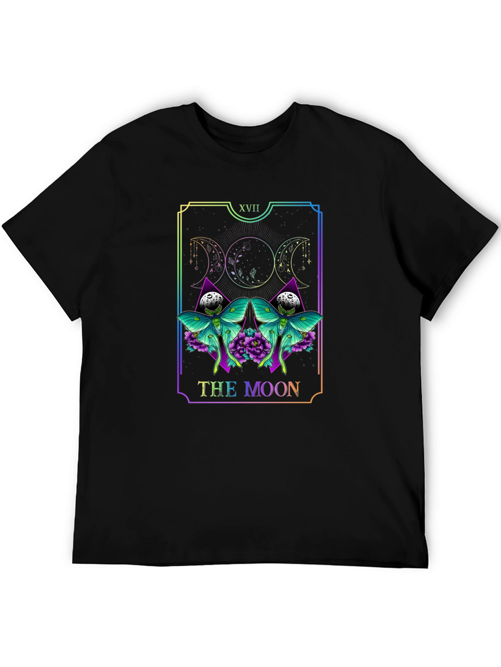 The Moon Tarot Card T-Shirt - Gothic Witchy Tee