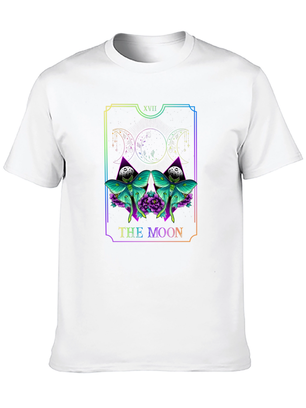 The Moon Tarot Card T-Shirt - Gothic Witchy Tee