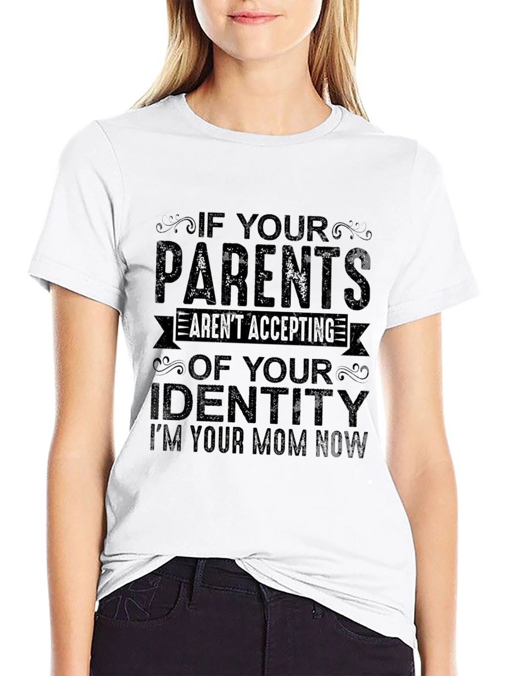 Accepting Mom Graphic Tee