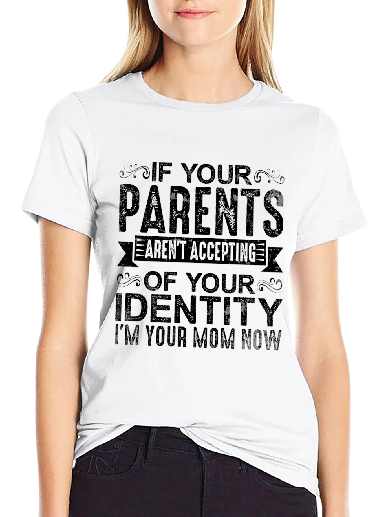 Accepting Mom Graphic Tee