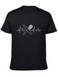 Baking Lifebeat T-Shirt - Rolling Pin & Whisk Design