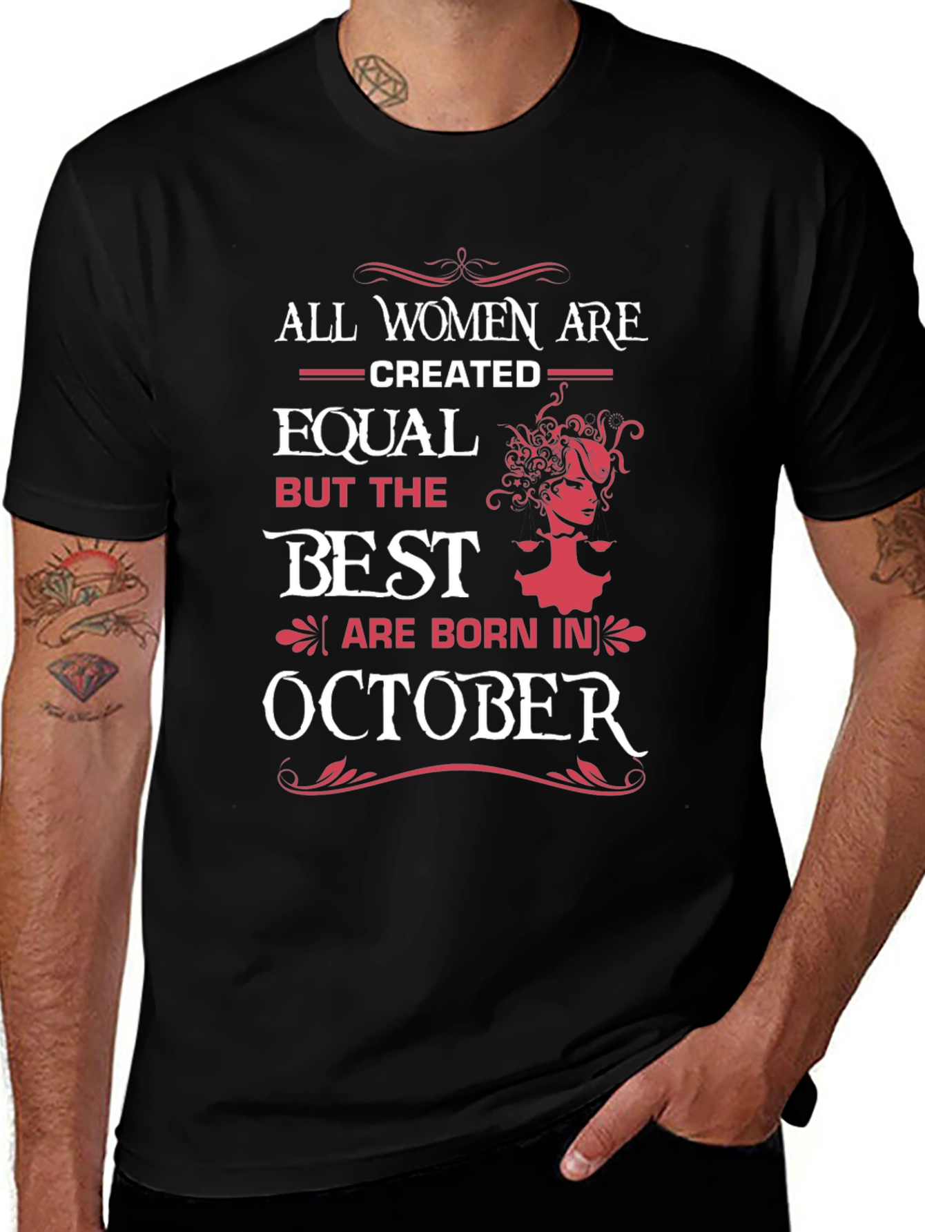 October Born Womens Graphic Tee
