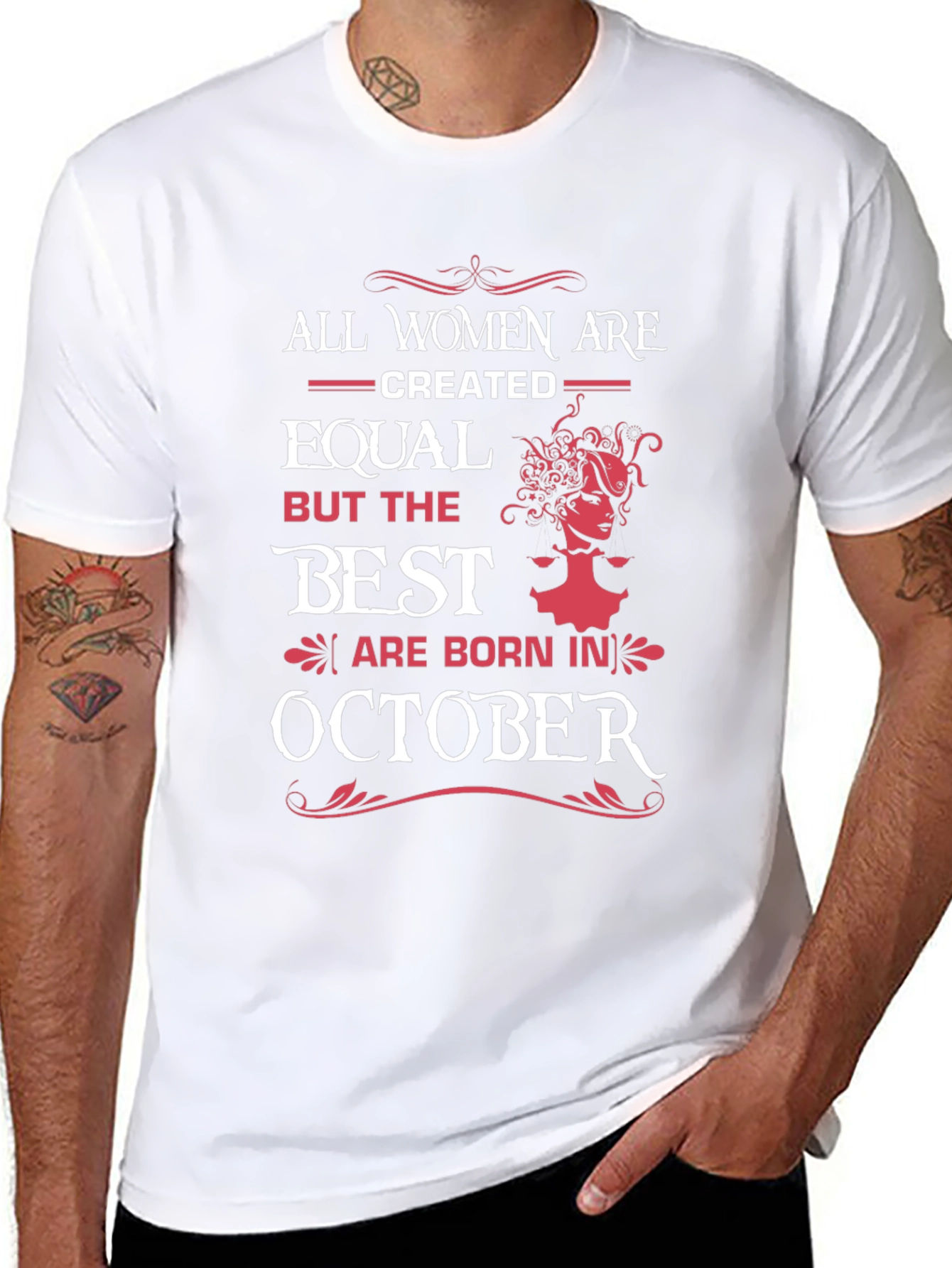 October Born Womens Graphic Tee