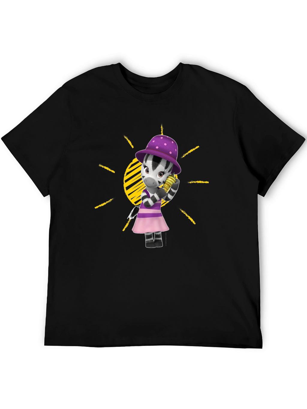Zebra Cartoon T-Shirt - Fun Fashion Tee