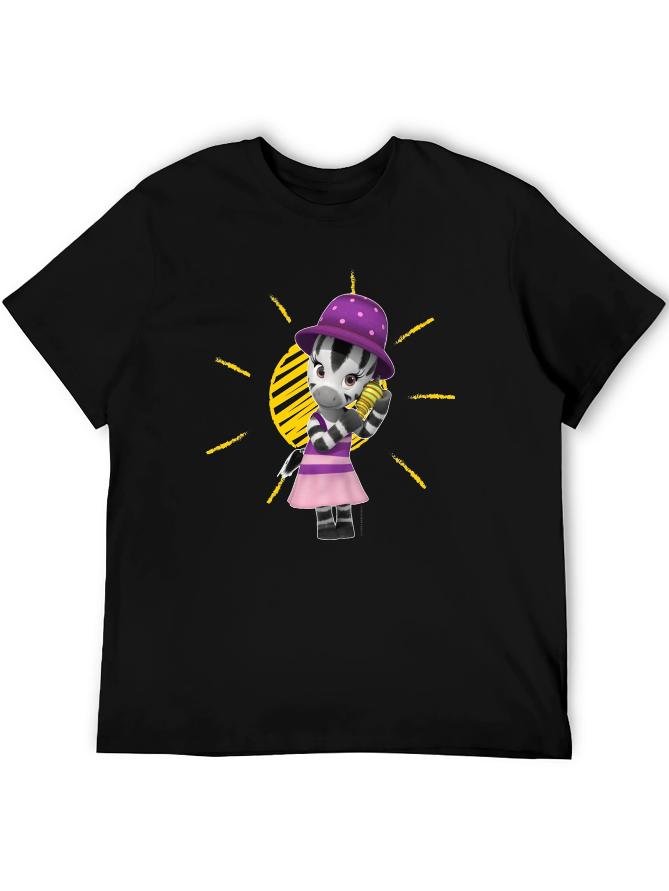 Zebra Cartoon T-Shirt - Fun Fashion Tee