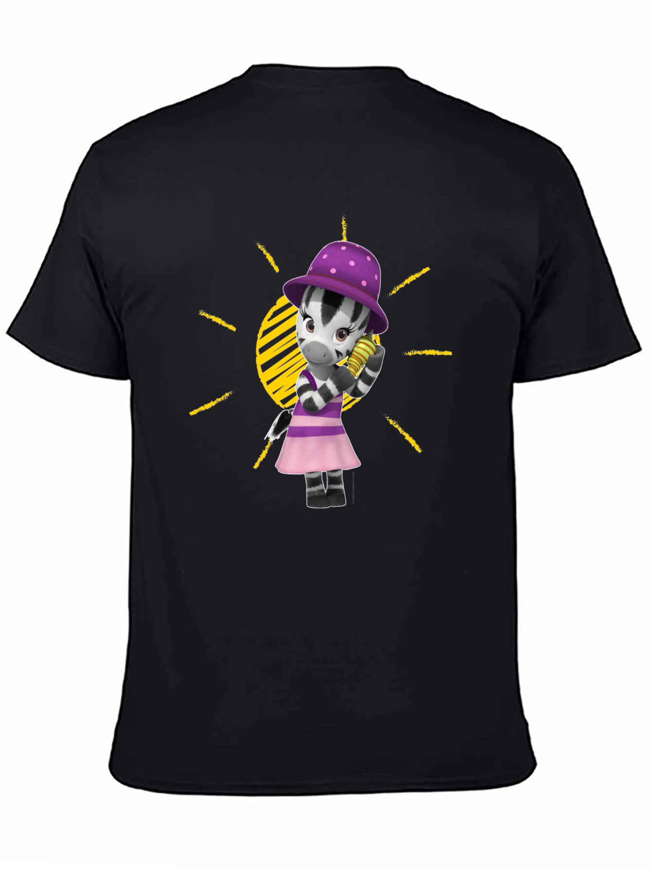 Zebra Cartoon T-Shirt - Fun Fashion Tee