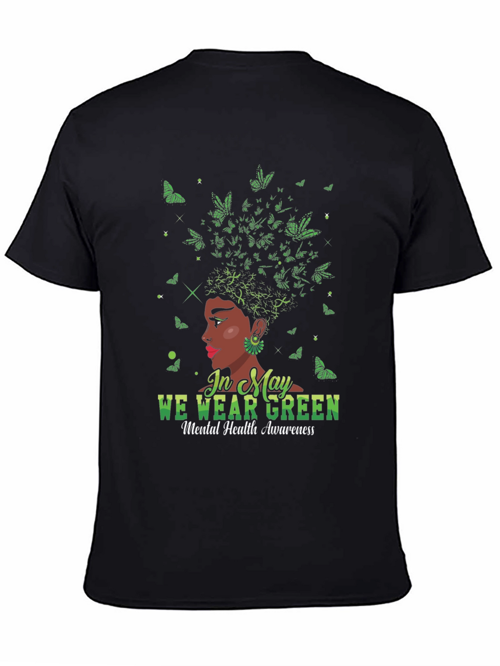 In May We Wear Green Mental Health Awareness T-Shirt