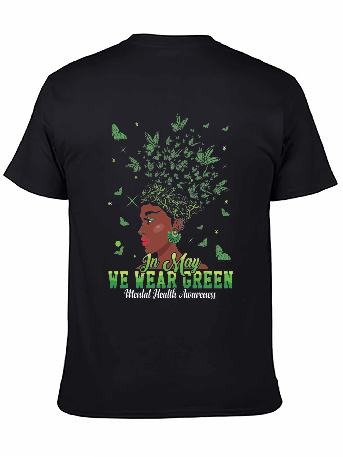 In May We Wear Green Mental Health Awareness T-Shirt