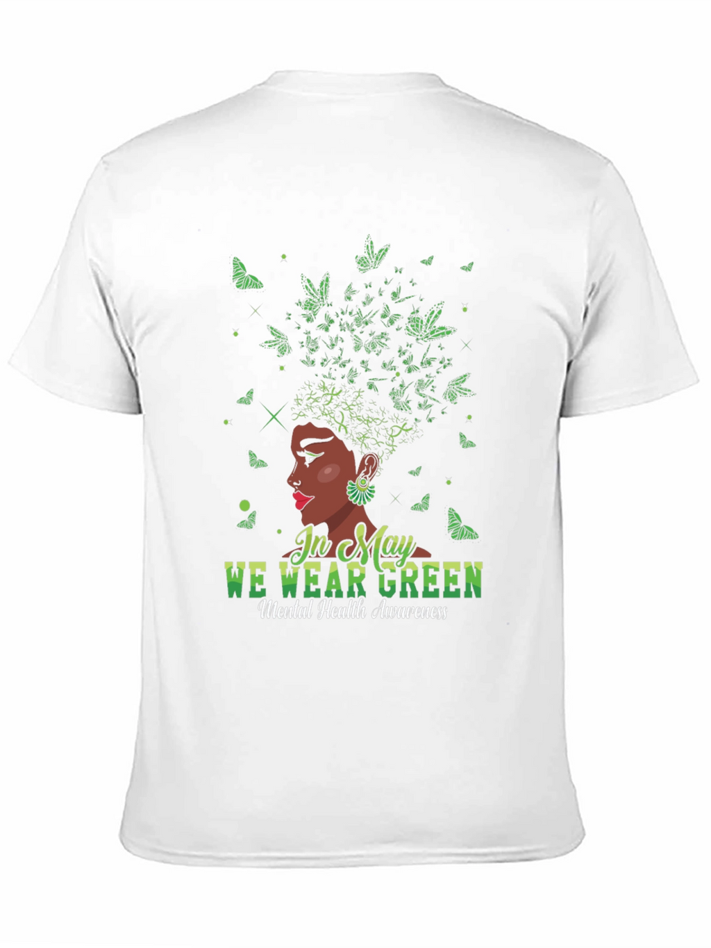 In May We Wear Green Mental Health Awareness T-Shirt