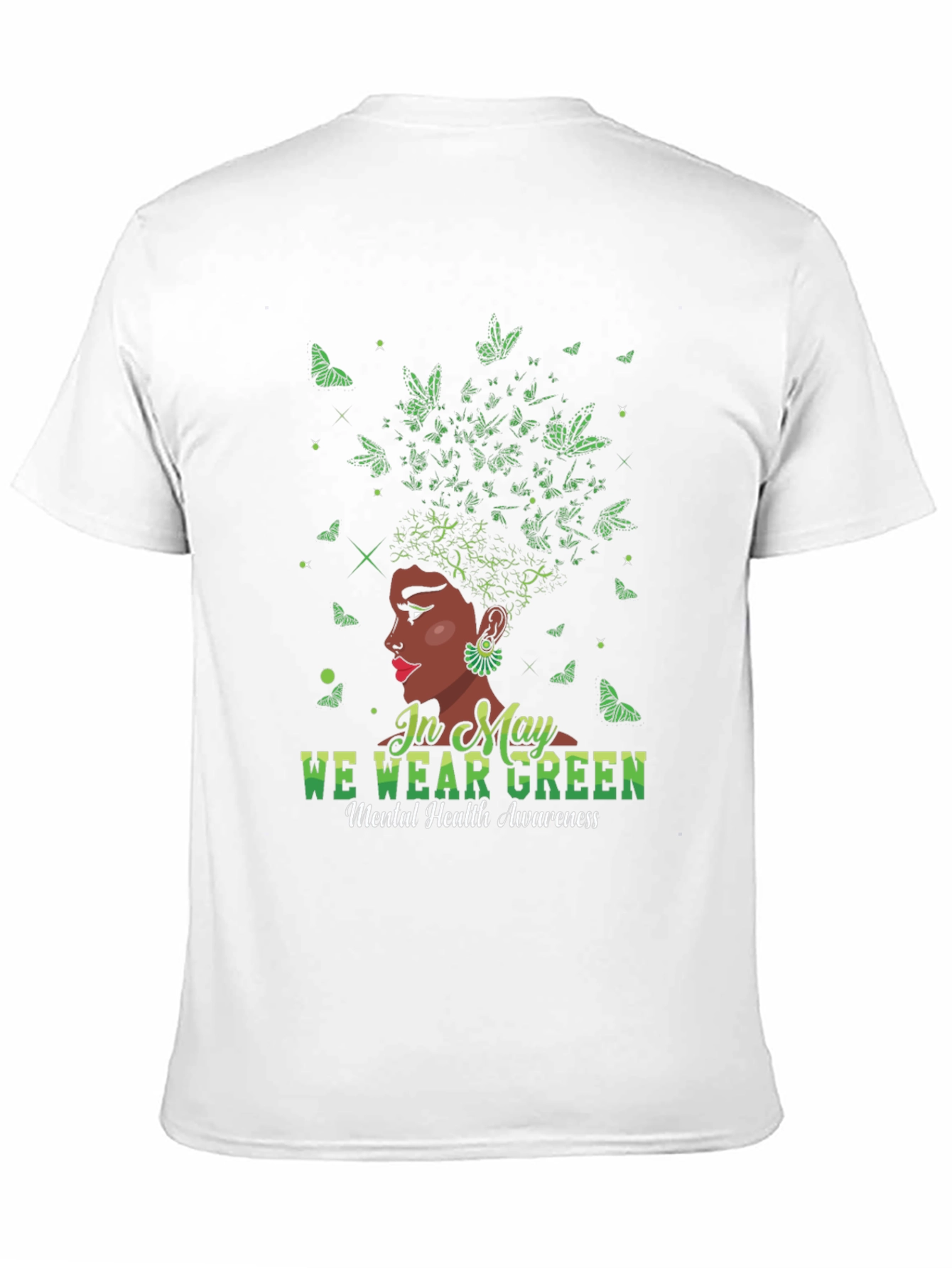 In May We Wear Green Mental Health Awareness T-Shirt