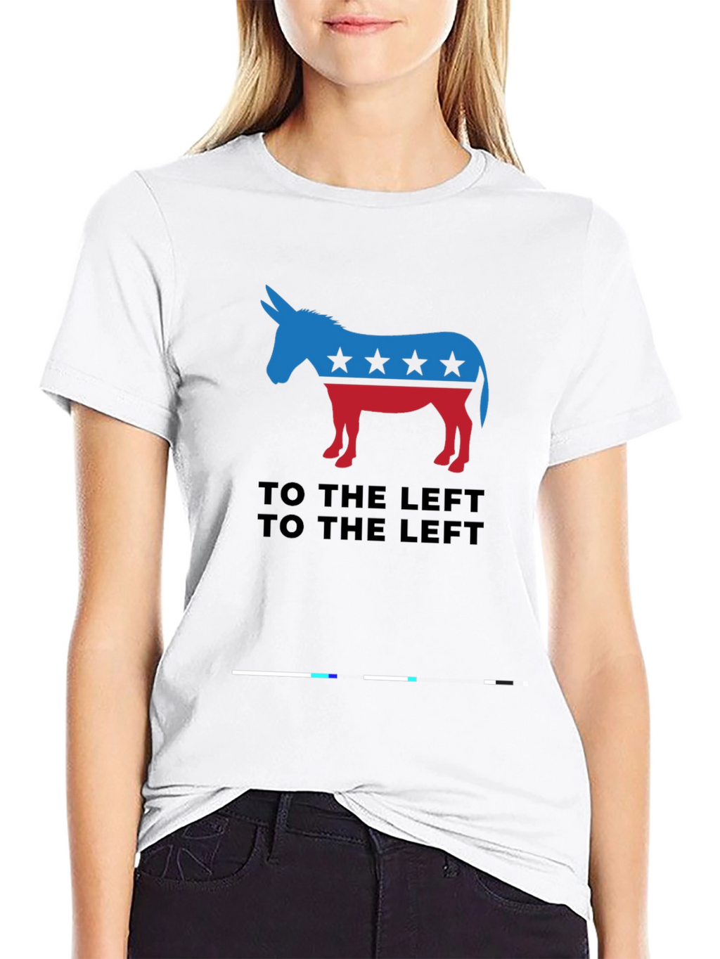 Democratic Donkey T-Shirt - To The Left!