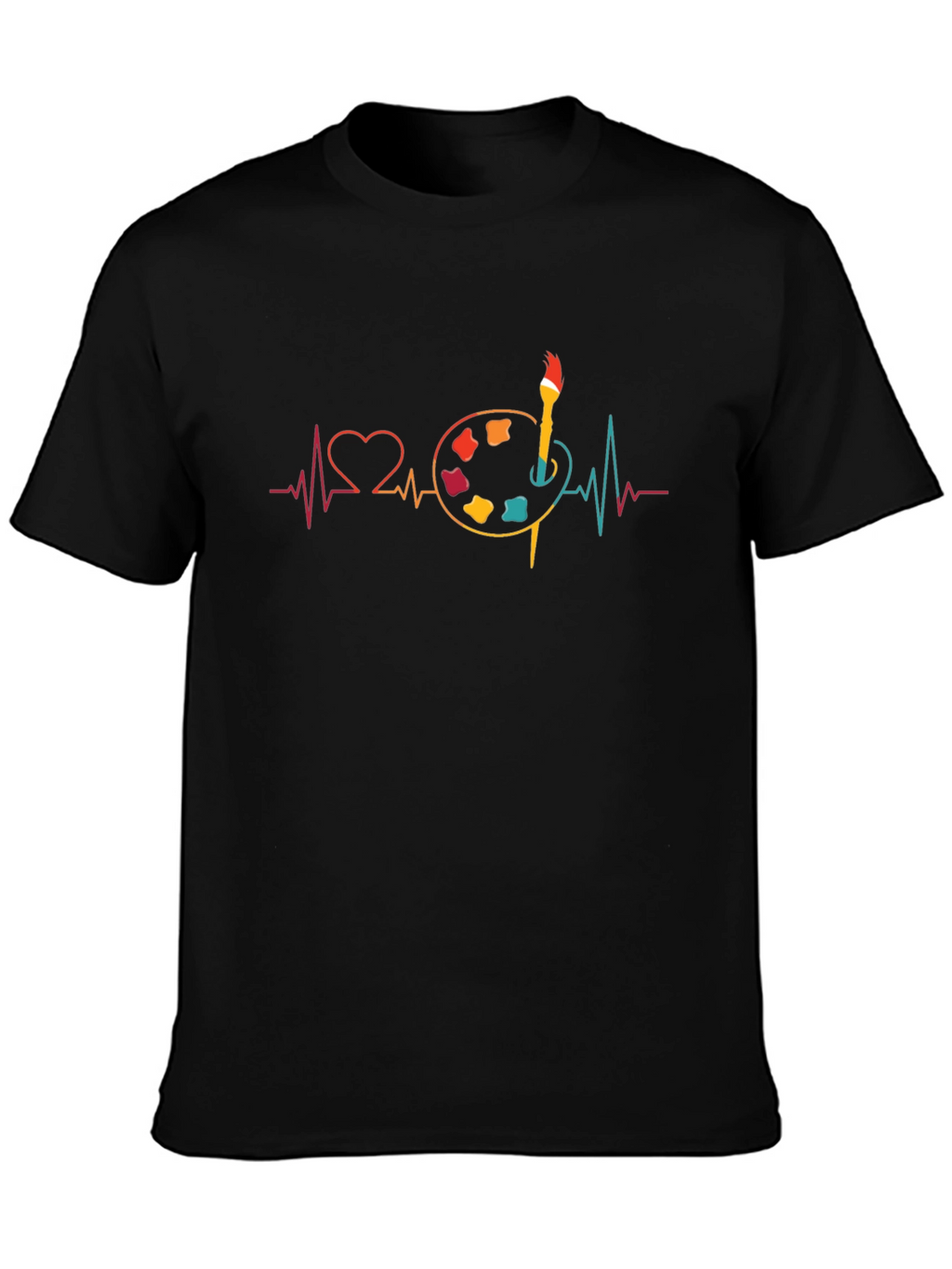 Artist Heartbeat T-Shirt - Painters Palette Tee