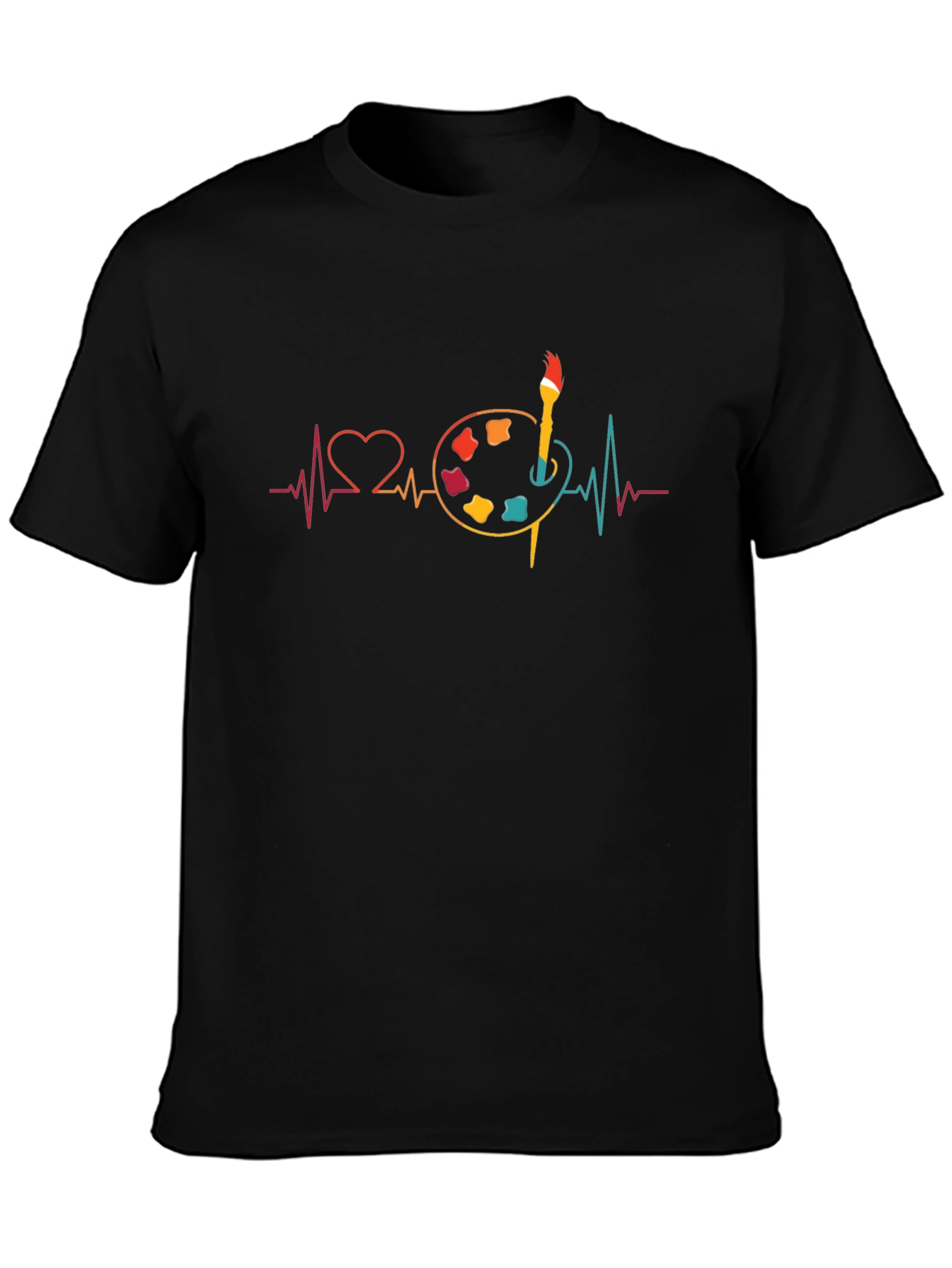 Artist Heartbeat T-Shirt - Painters Palette Tee