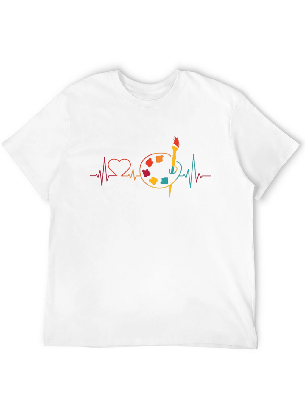 Artist Heartbeat T-Shirt - Painters Palette Tee