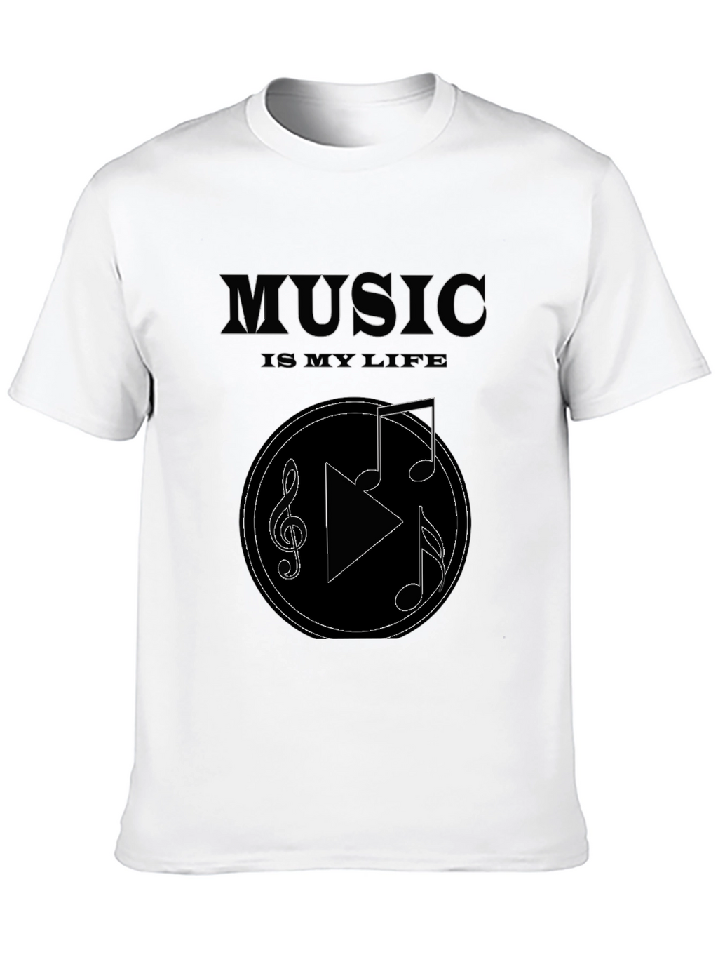 Music Is My Life Graphic T-Shirt