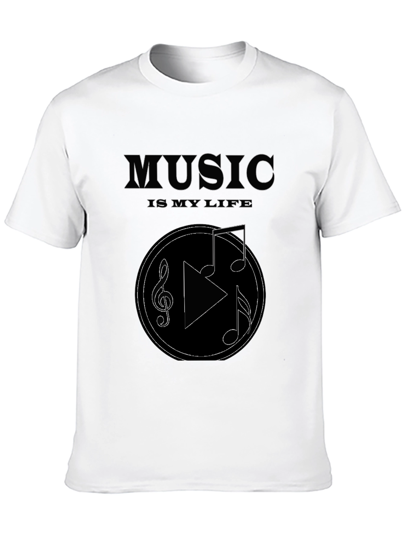 Music Is My Life Graphic T-Shirt