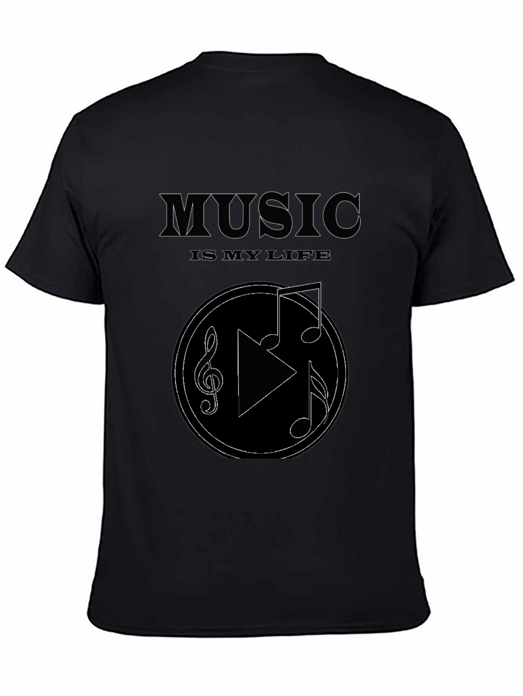 Music Is My Life Graphic T-Shirt