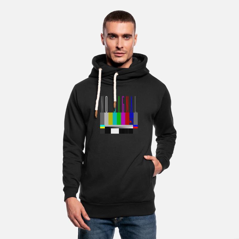 No signal TV screen SMPTE color bars