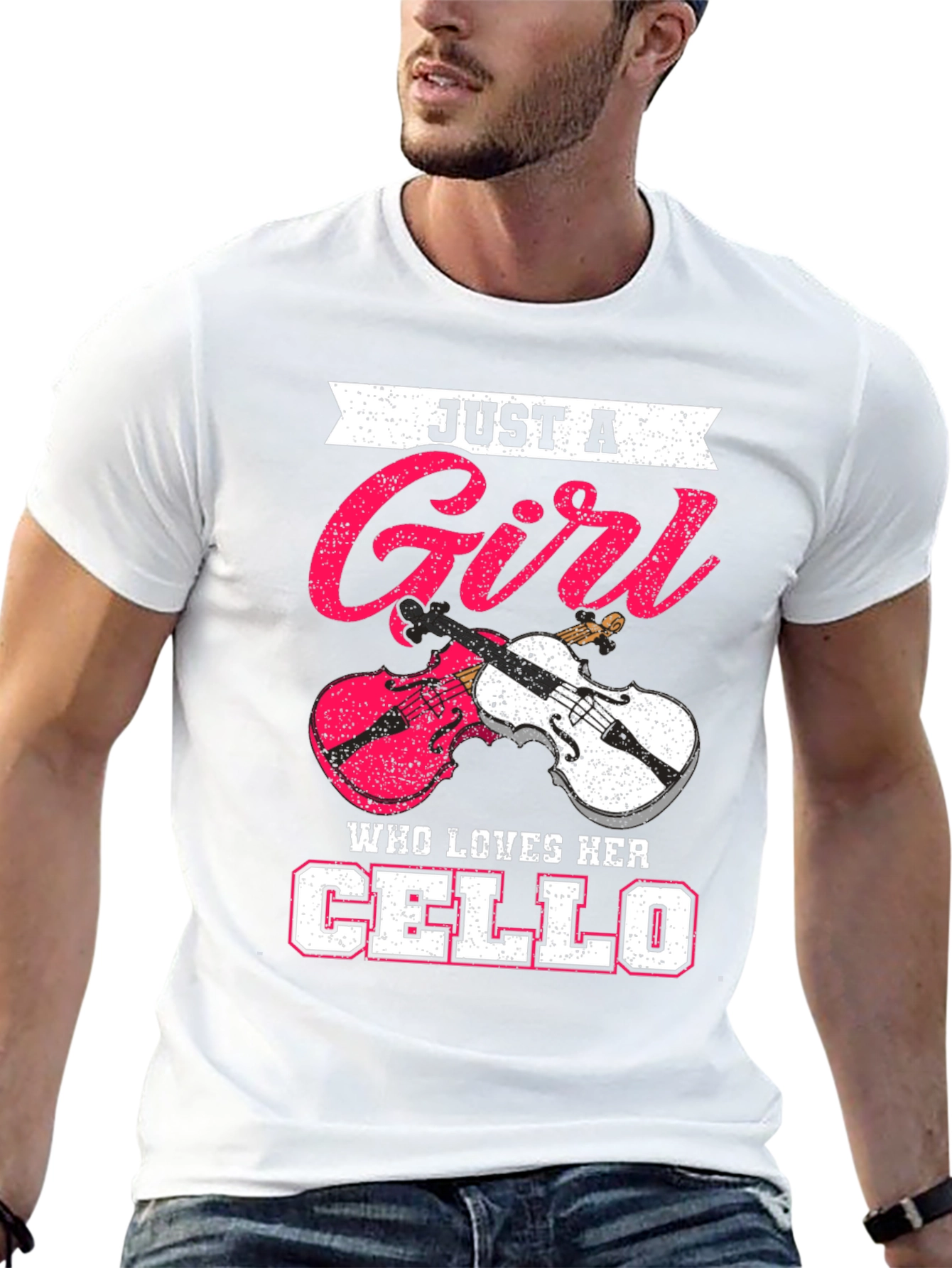 Just a Girl Who Loves Her Cello T-Shirt