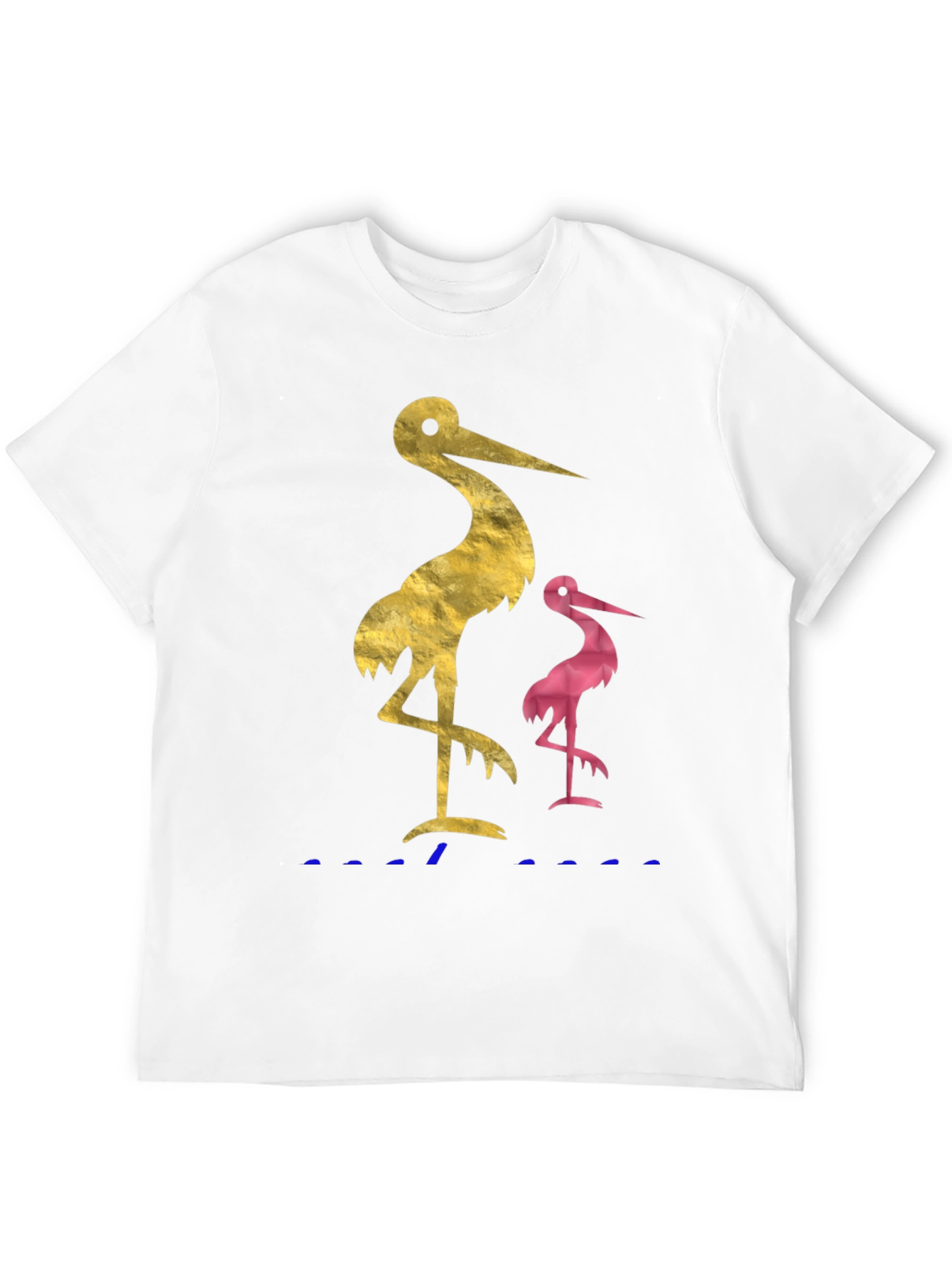 Stylish Crane Graphic Tee
