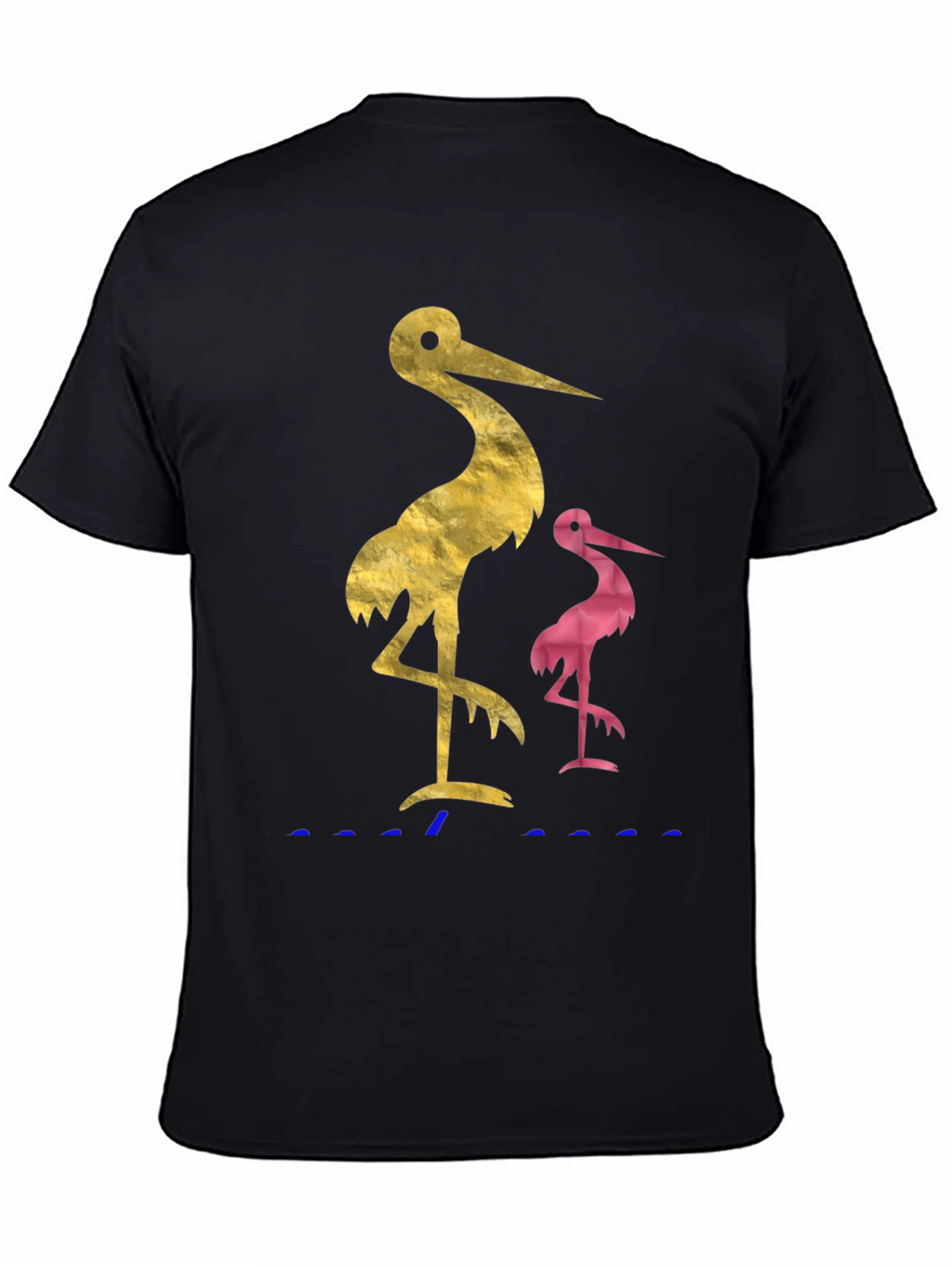 Stylish Crane Graphic Tee