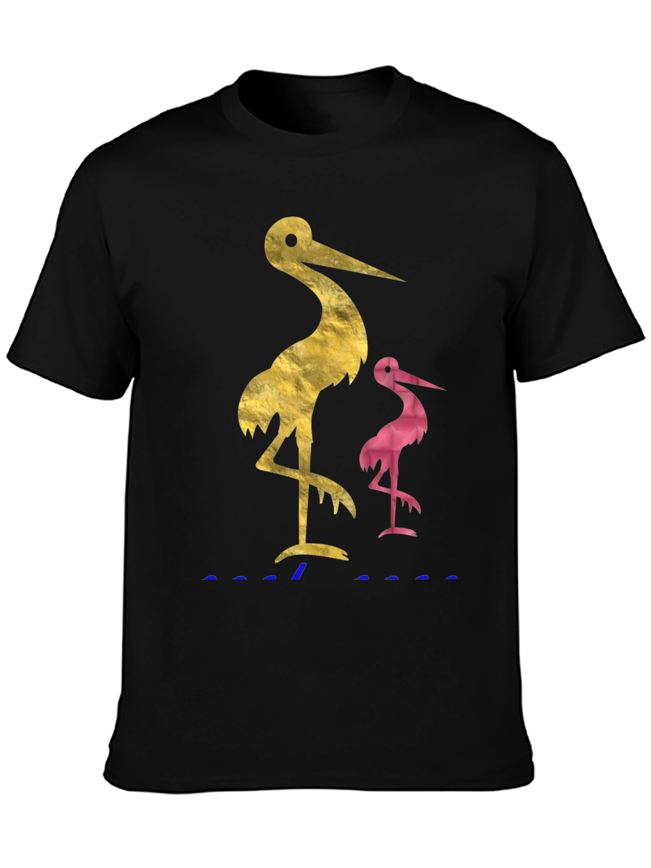 Stylish Crane Graphic Tee