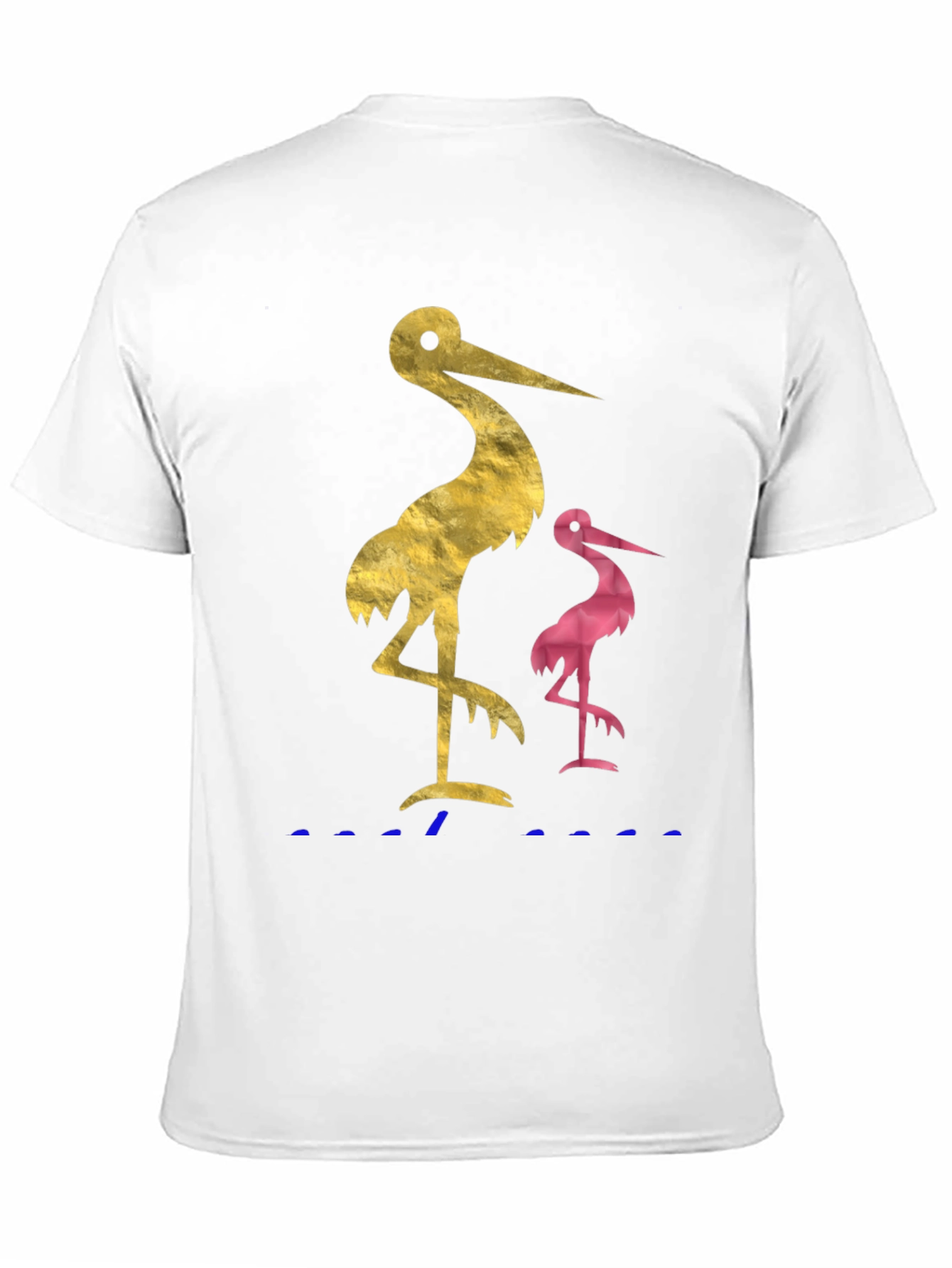 Stylish Crane Graphic Tee