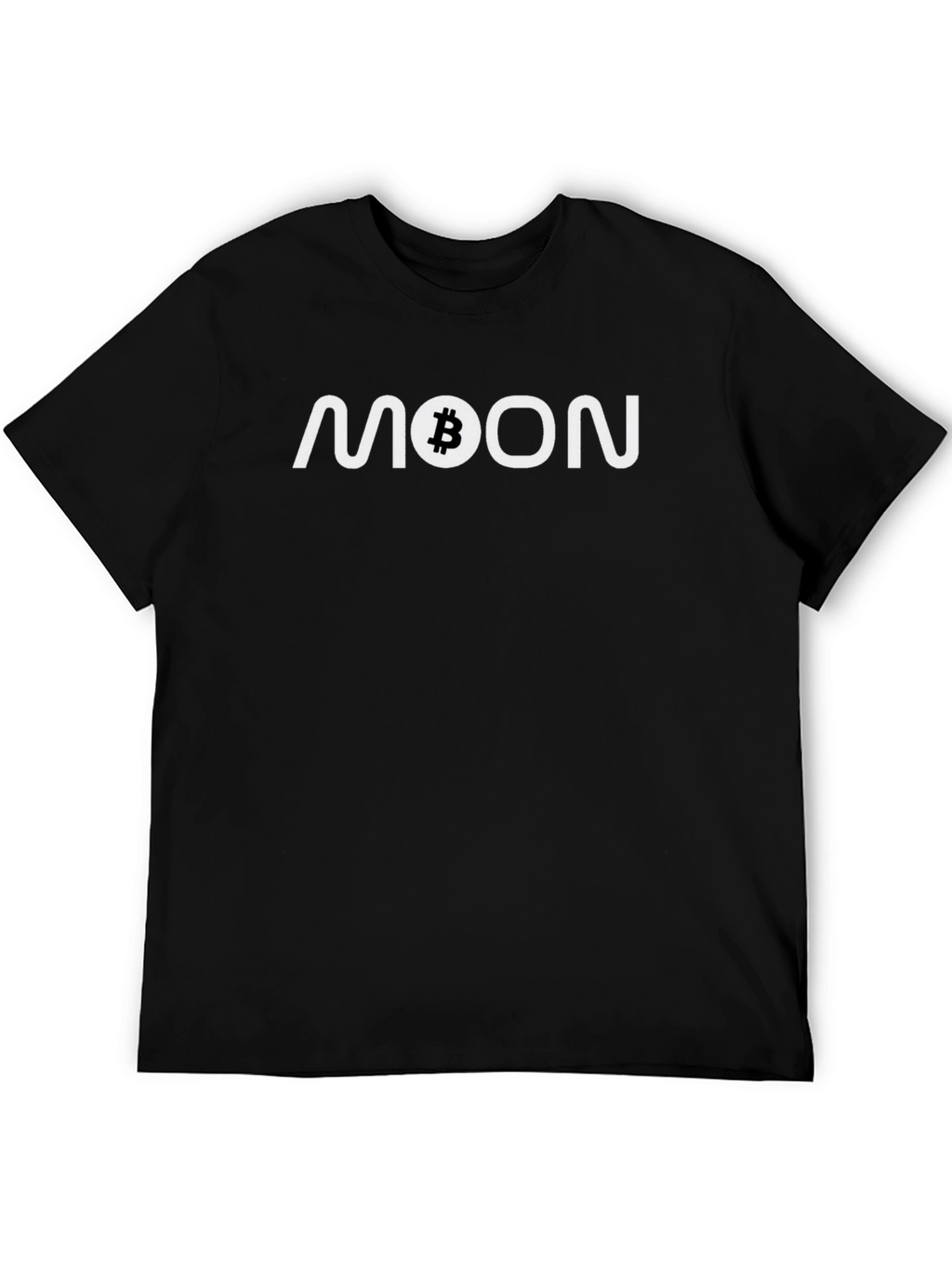Bitcoin MOON Black T-Shirt Crypto Currency HODL