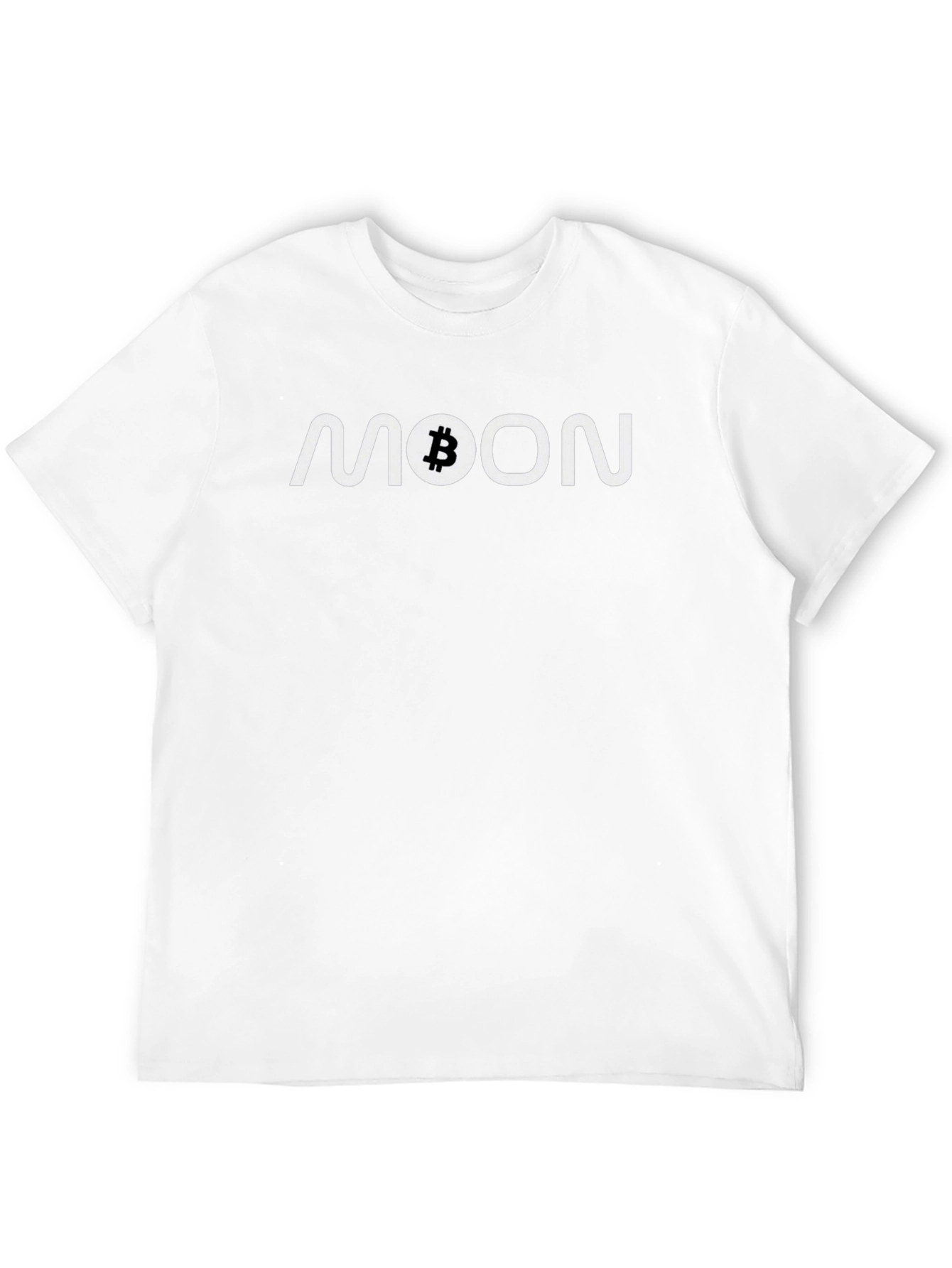 Bitcoin MOON Black T-Shirt Crypto Currency HODL