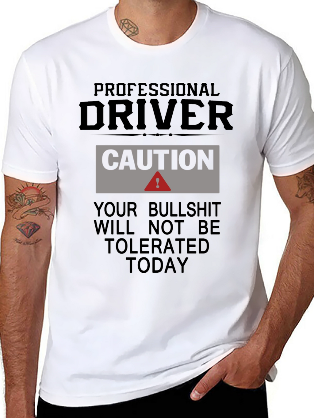 Professional Driver Caution T-Shirt