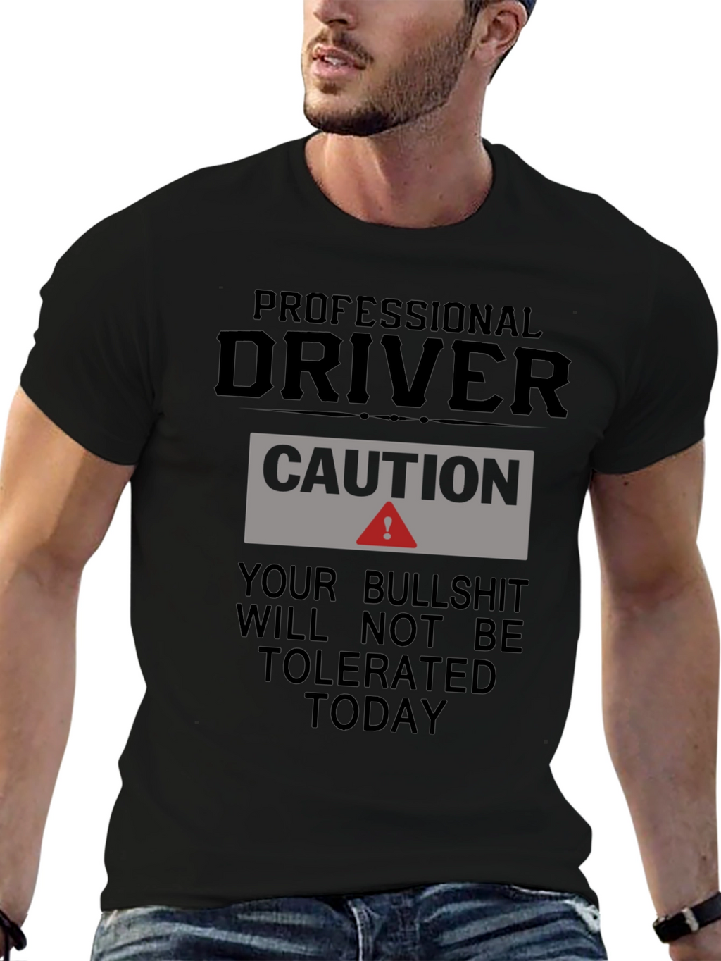 Professional Driver Caution T-Shirt