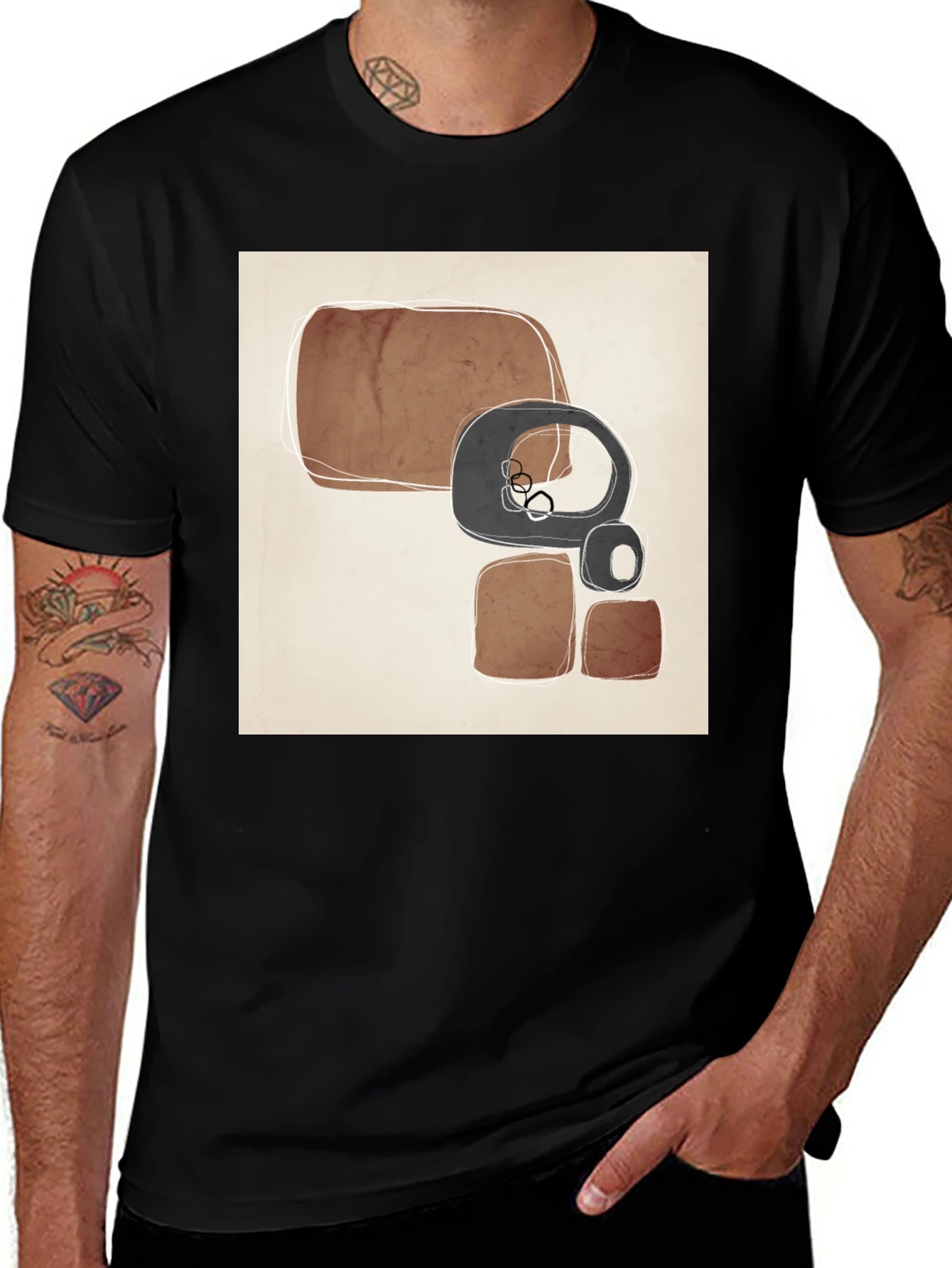 Abstract Shapes Graphic Tee