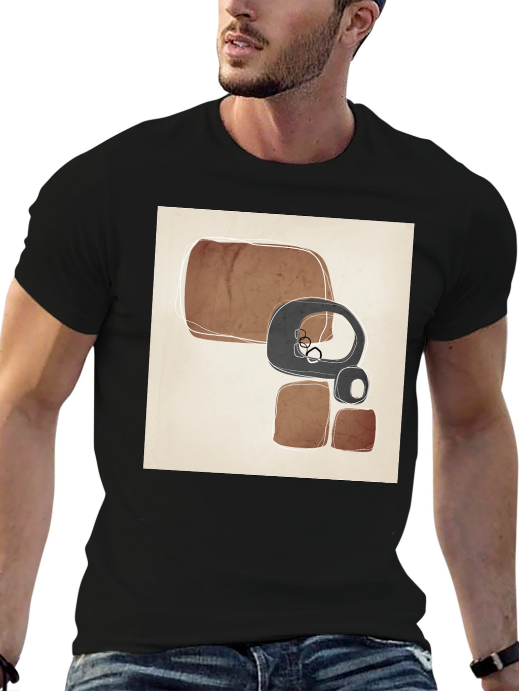 Abstract Shapes Graphic Tee