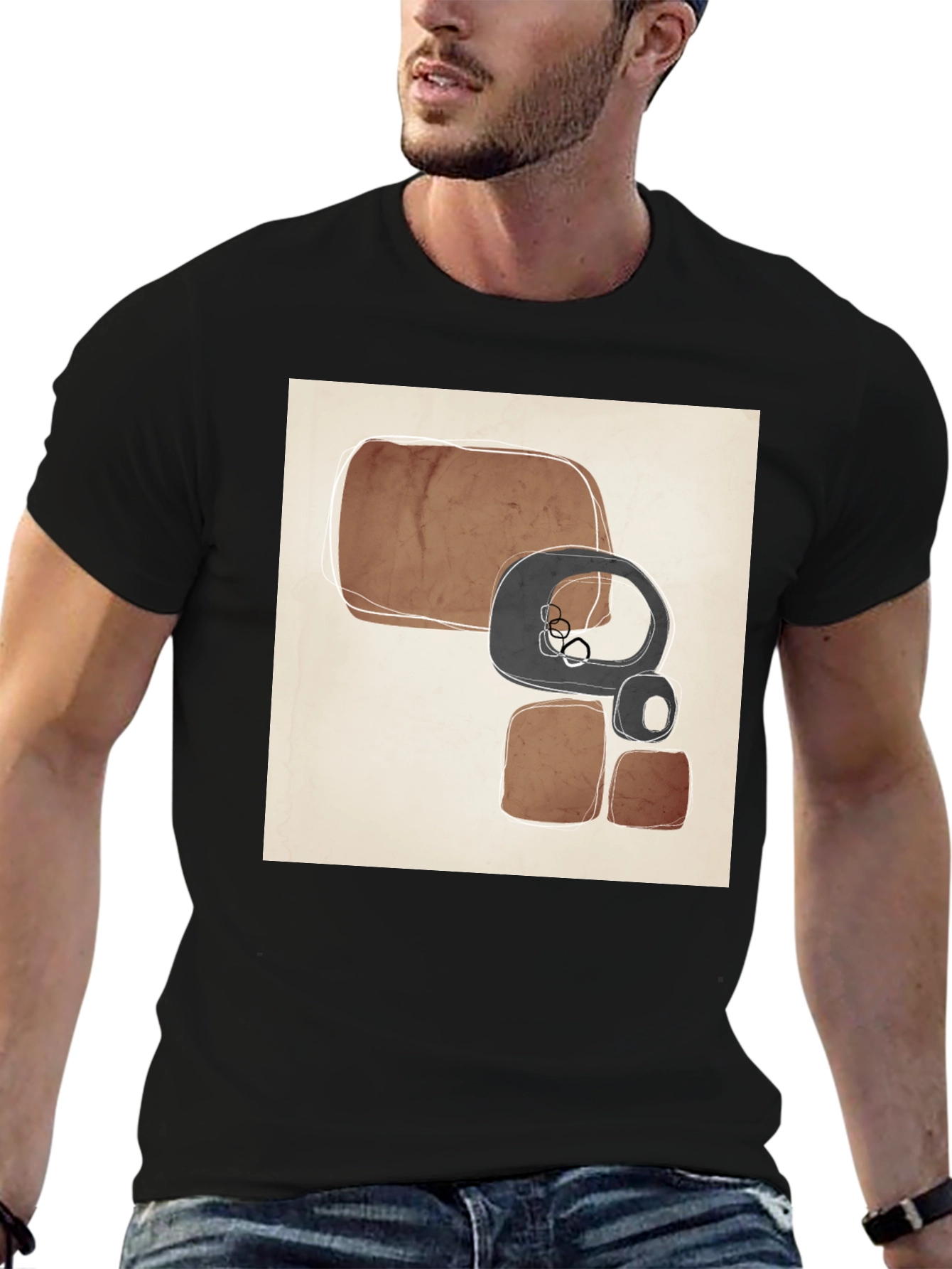 Abstract Shapes Graphic Tee