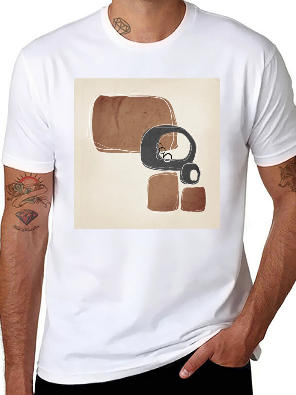 Abstract Shapes Graphic Tee