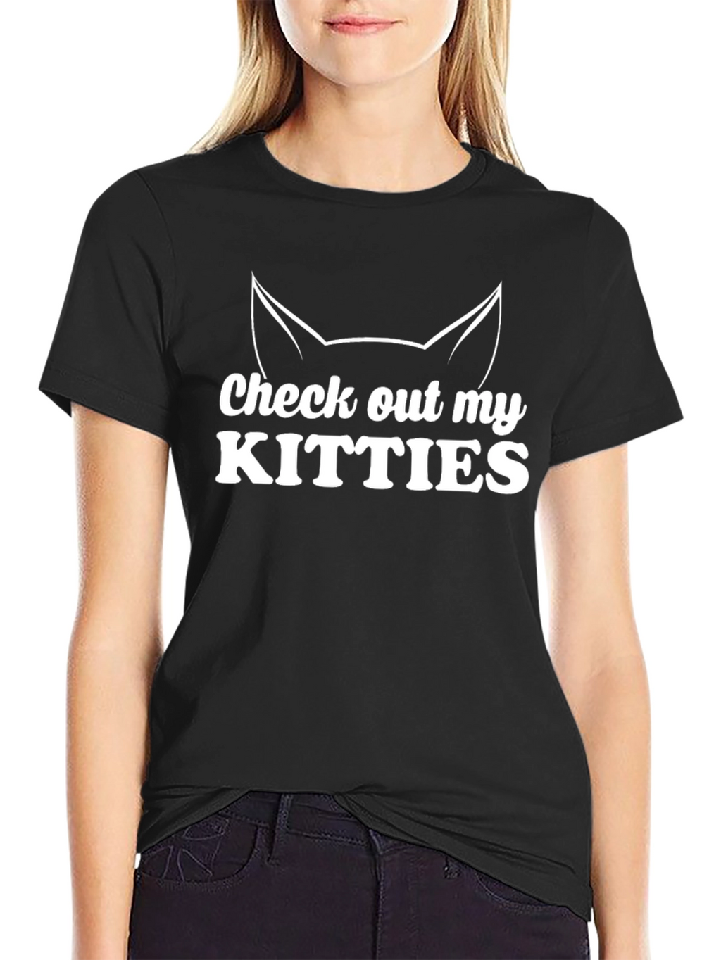 Check Out My Kitties Graphic T-Shirt