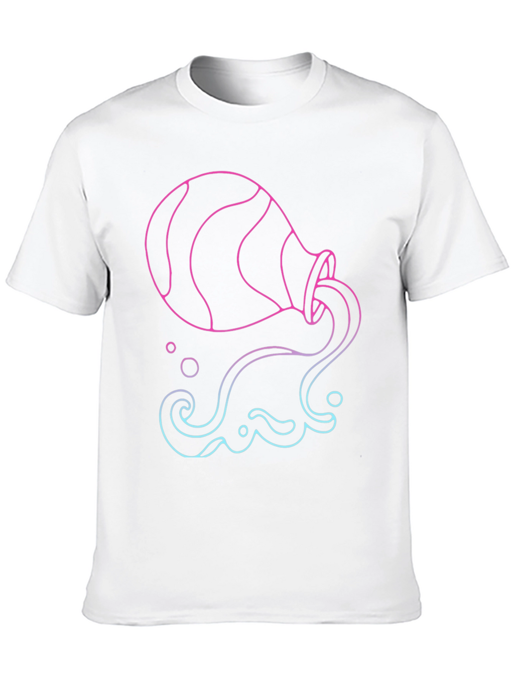 Aquarius Zodiac Graphic Tee - Black Cotton Blend