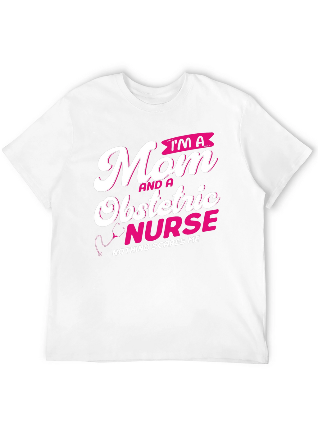 Mom Obstetric Nurse Graphic Tee - Black