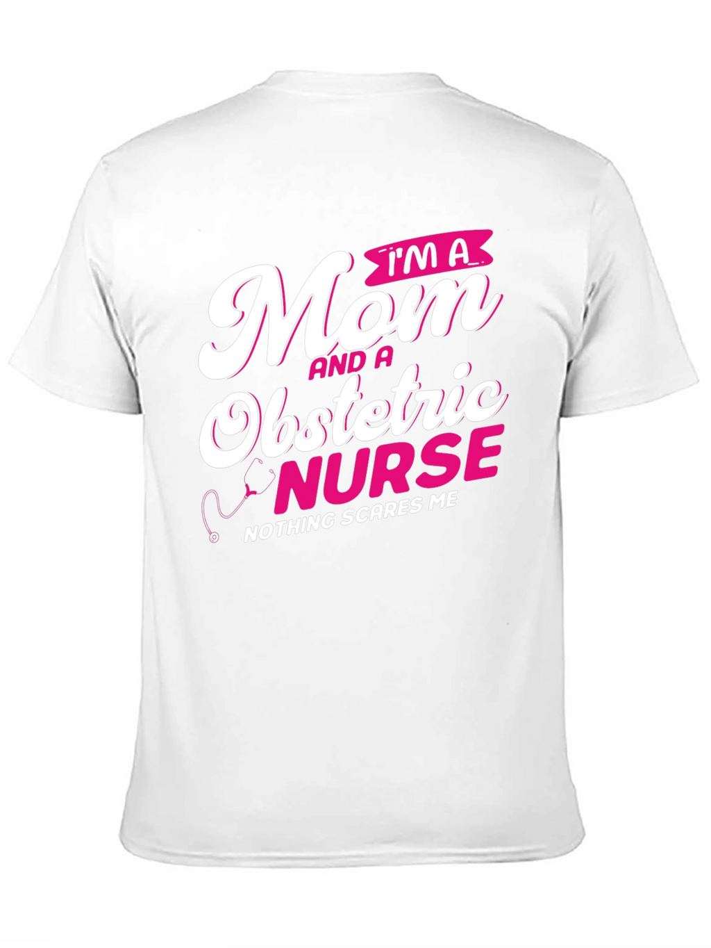 Mom Obstetric Nurse Graphic Tee - Black