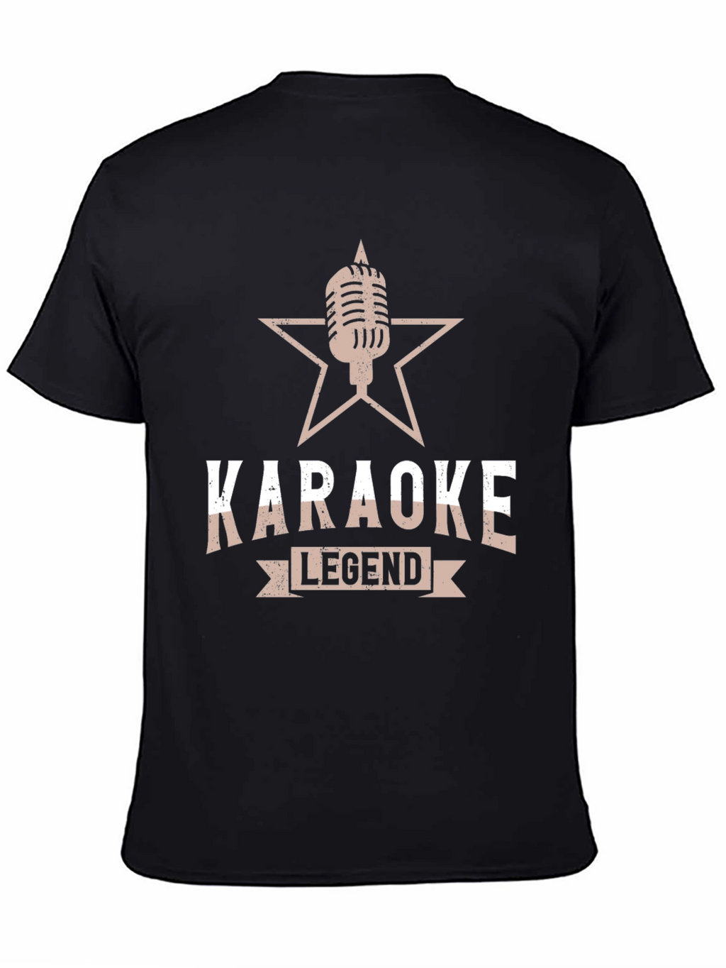 Karaoke Legend Black T-Shirt - Music Lover Gift