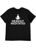Heavily Meditated Graphic Tee - Relaxed Fit