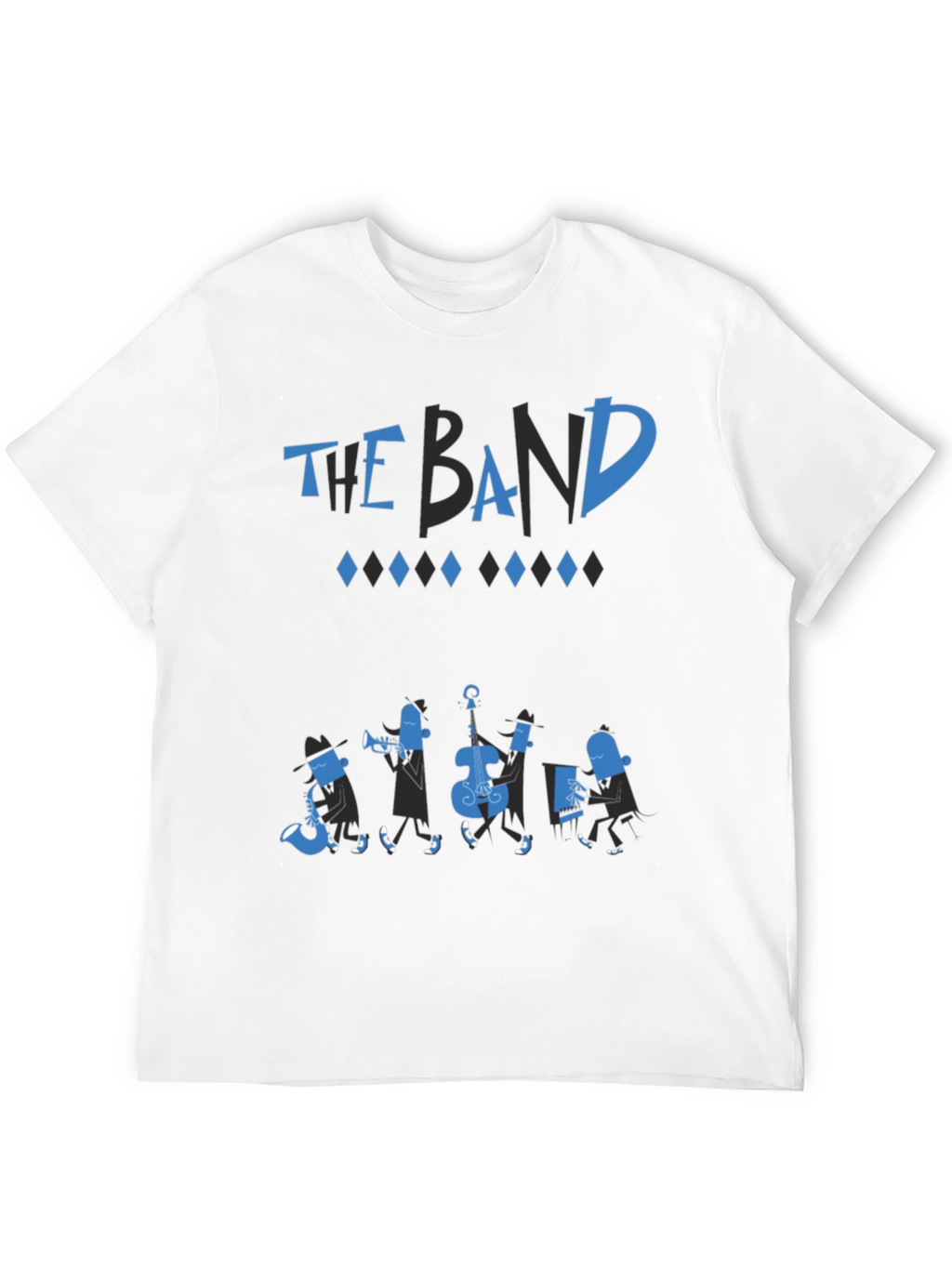 The Band Black T-Shirt - Cool Musical Design
