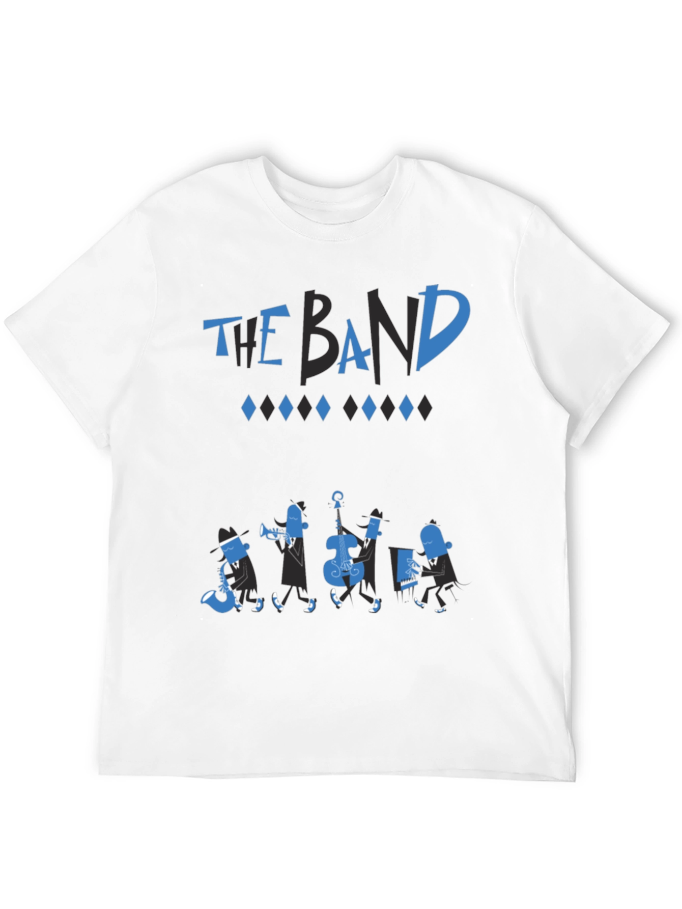 The Band Black T-Shirt - Cool Musical Design