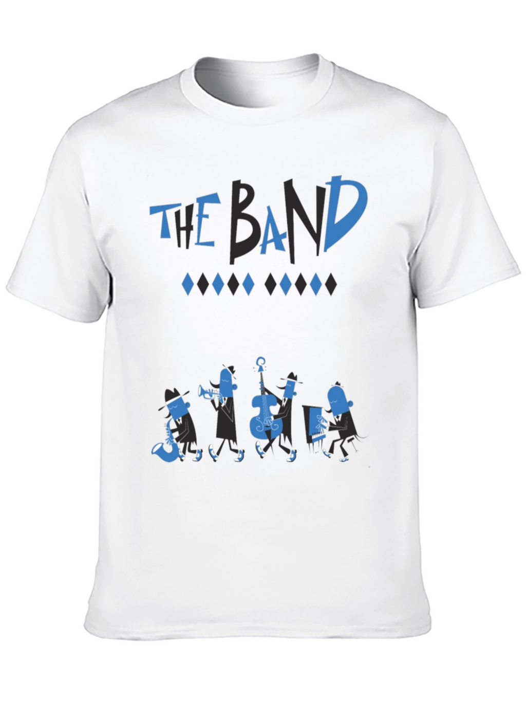 The Band Black T-Shirt - Cool Musical Design