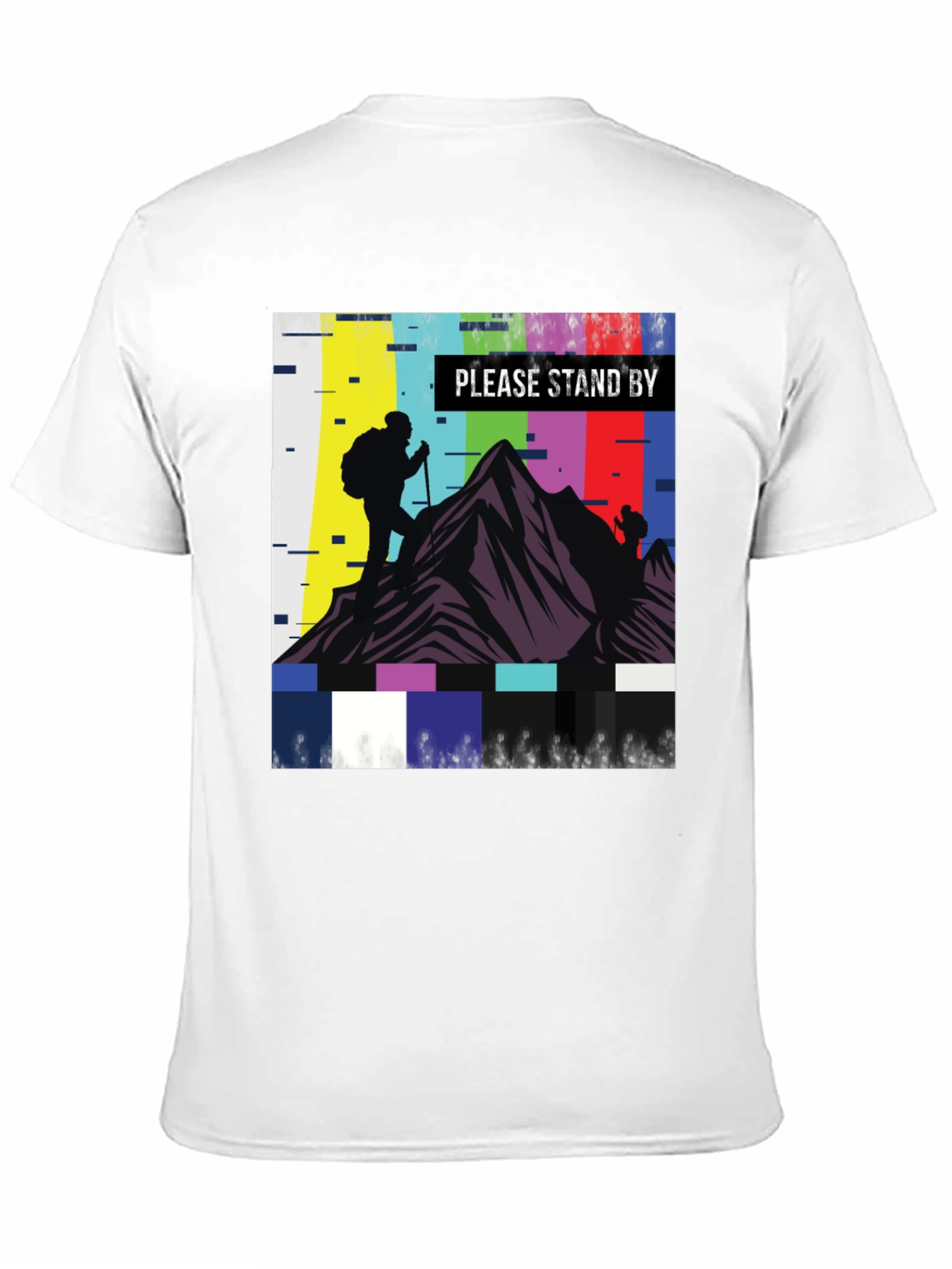 Please Stand By Hiking T-Shirt - Black