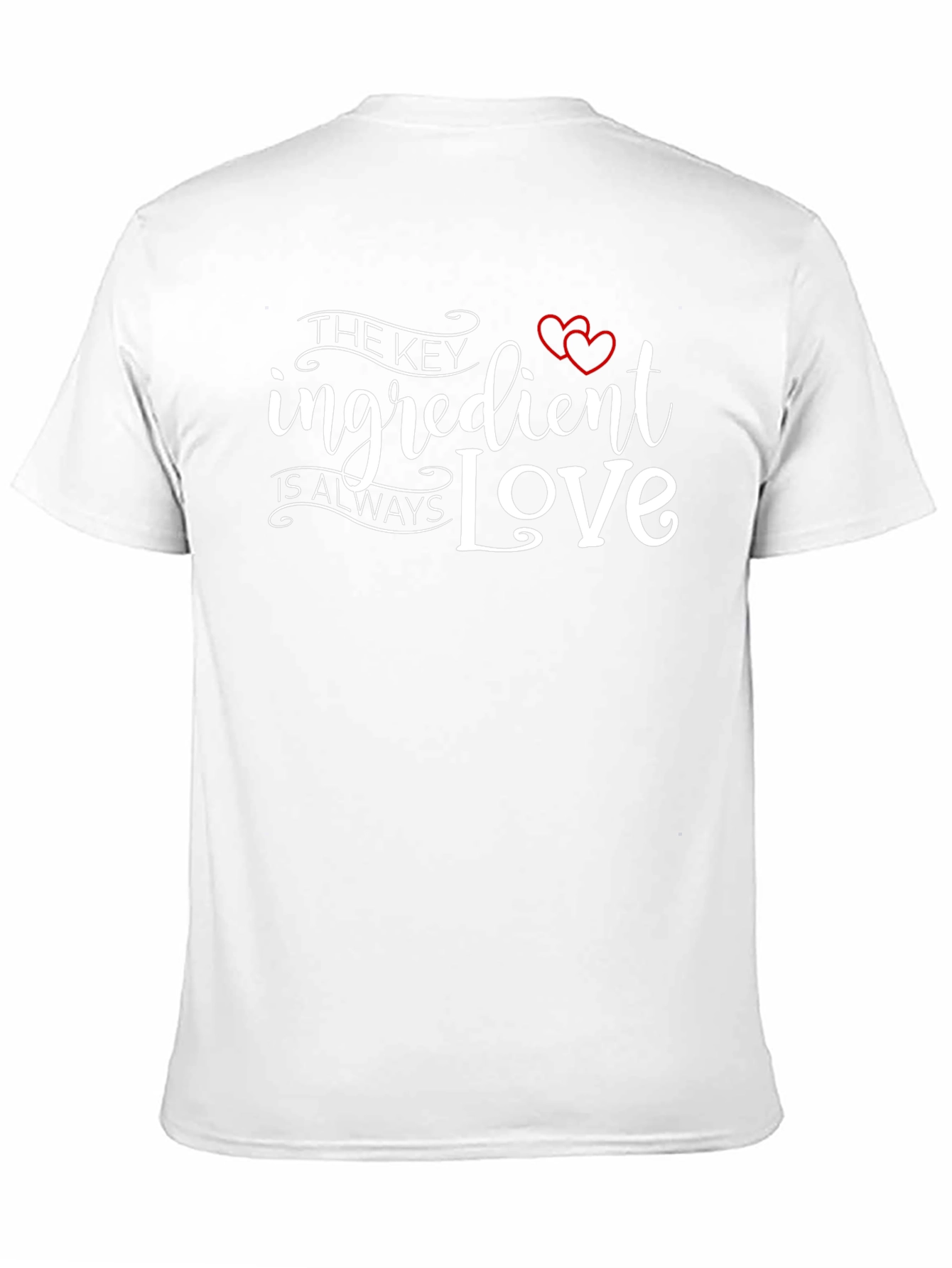 The Key Ingredient is Love Black T-Shirt