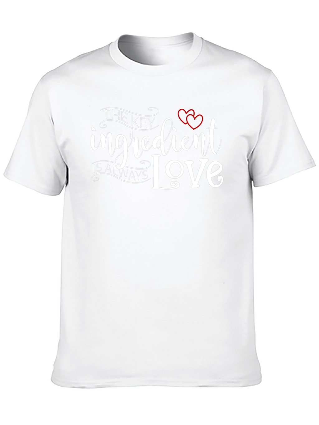 The Key Ingredient is Love Black T-Shirt