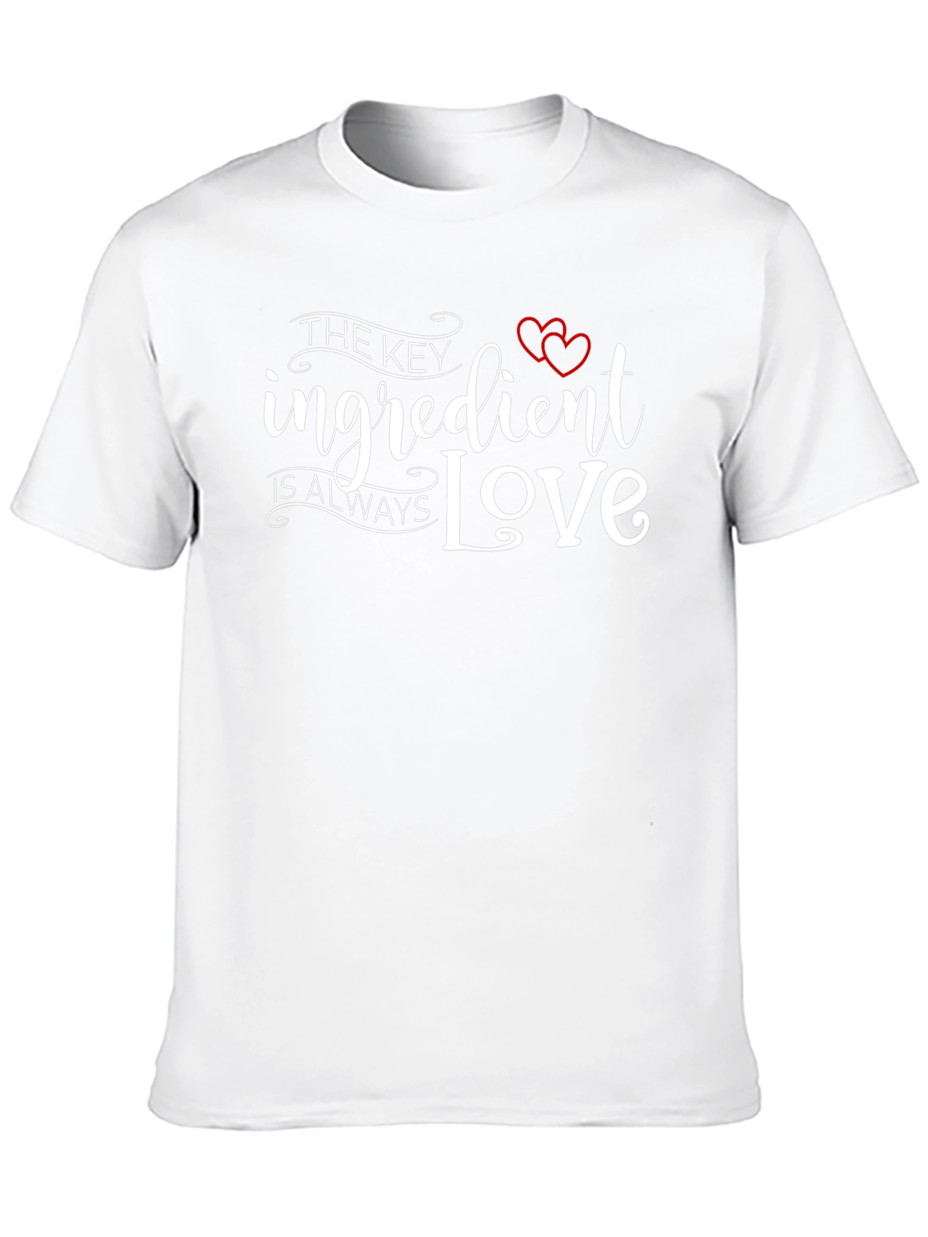 The Key Ingredient is Love Black T-Shirt