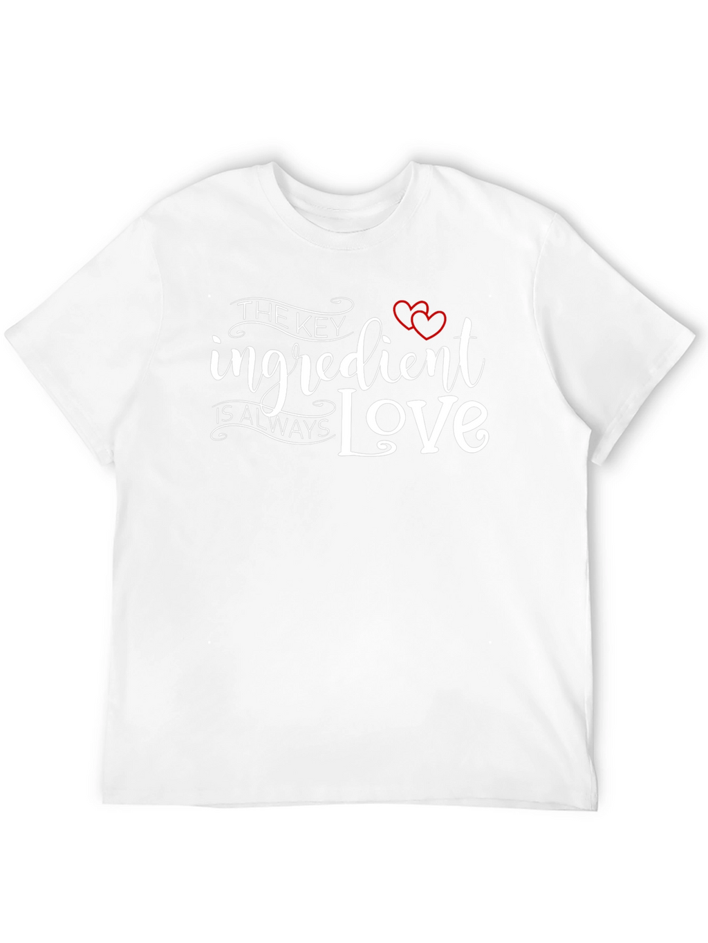 The Key Ingredient is Love Black T-Shirt